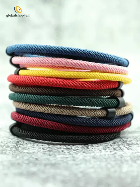 Lucky Charm Handmade Buddhist Tibetan  Knots Rope Bracelet All models Adjustable