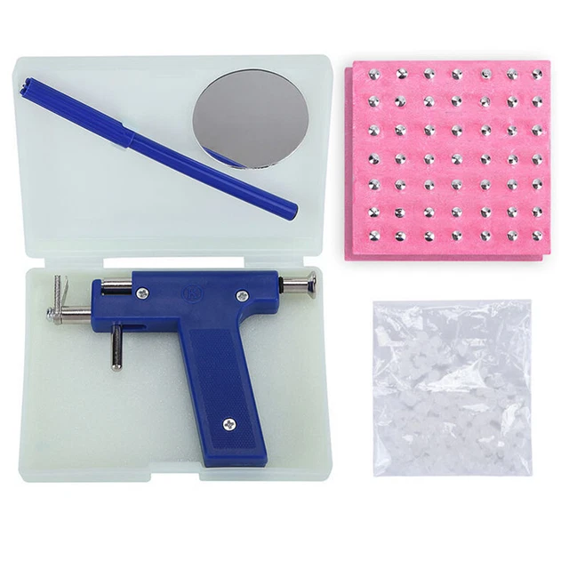 Strumento Piercing Orecchini Orecchio Naso Corpo Gioielli Senza Dolore Borchie Piercing Kit N5W3