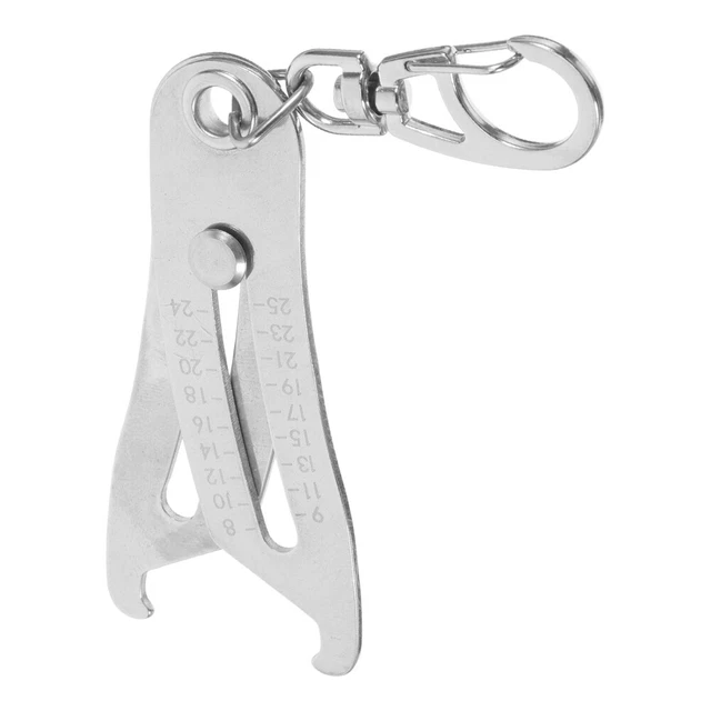 Thread Type Key Chain PORTABLE PRECISE THREAD Size Check Keychain Inch And Metric Nut And ...