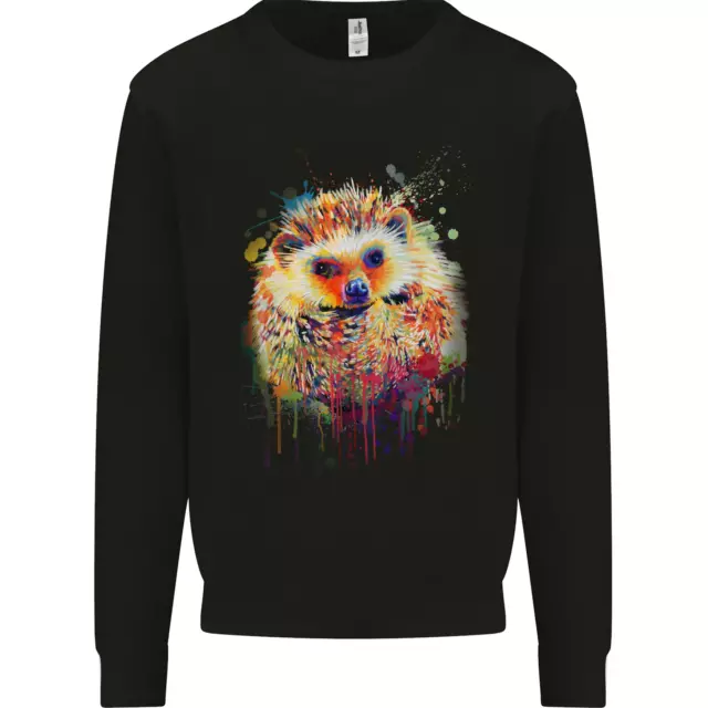 A Watercolour Hedgehog Kids Sweatshirt Jumper