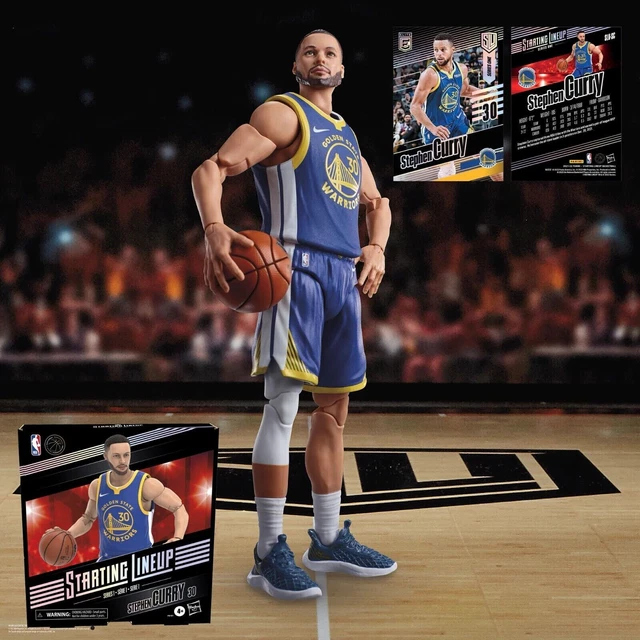 STEPHEN CURRY WARRIORS Steph NBA Starting Lineup 2022 Hasbro Series 1
