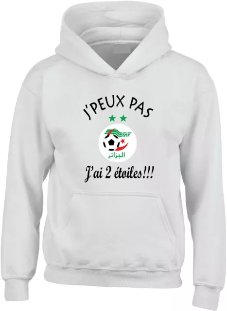 Sweat Enfant Unisexe Algerie  Dz Fennec Can 2019 Jpeux Pas J'ai 2 Etoiles 2