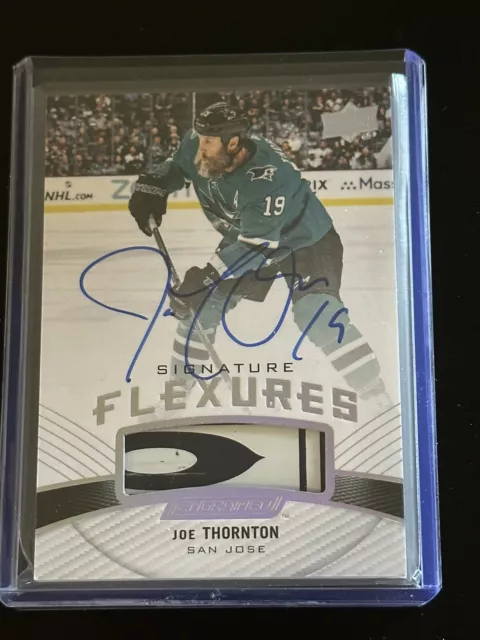 2019-20 Upper Deck Engrained Signature Flexures Joe Thornton