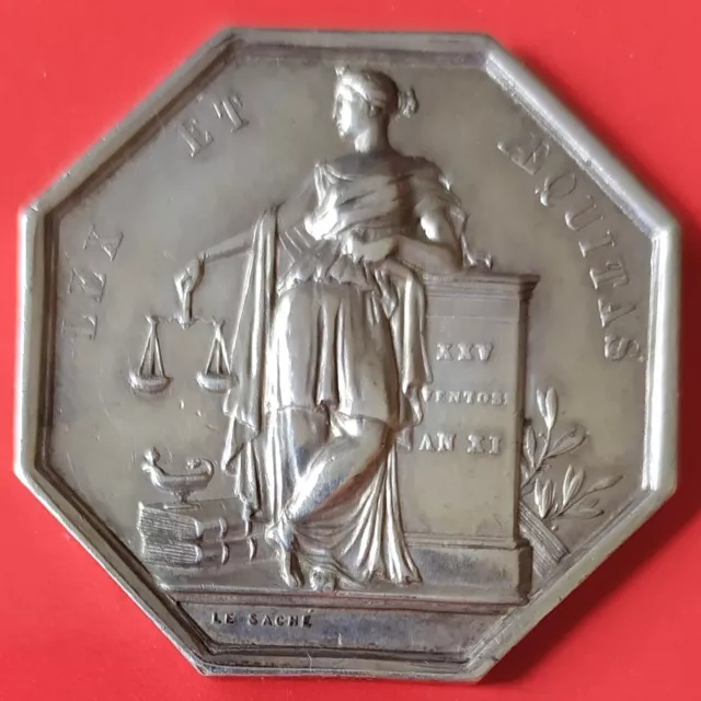 Jeton Argent Notaires de Cambrai-MAIN