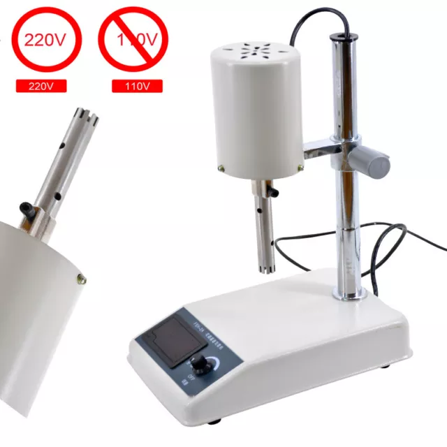 220V High Speed Homogenizer Disperser Adjustable Lab Cell Disruptor Emulsifying 3