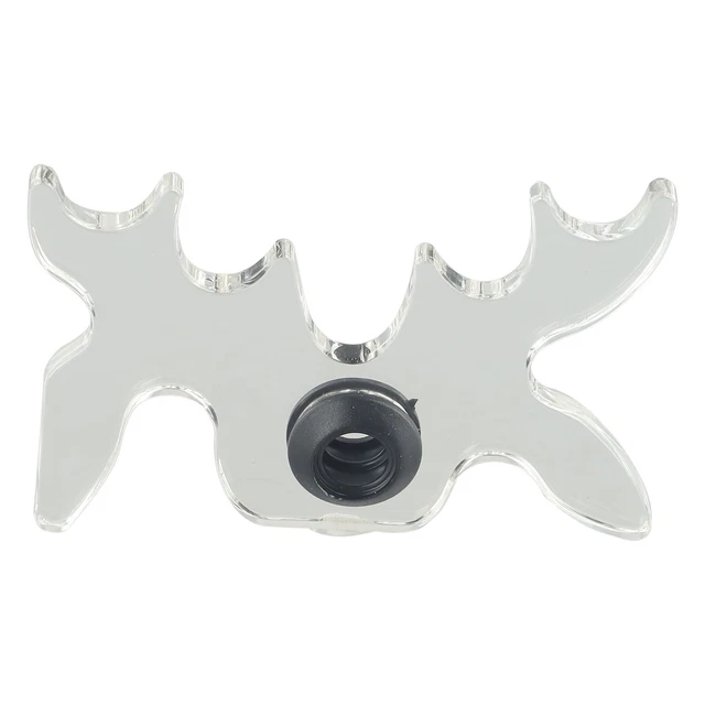 Clear Acrylic Billiard Cue Head Holder Pool Snooker Cue Rest Bridge Head