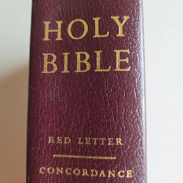 HOLY BIBLE NIV Red Letter Concordance New Scofield Study System Oxford