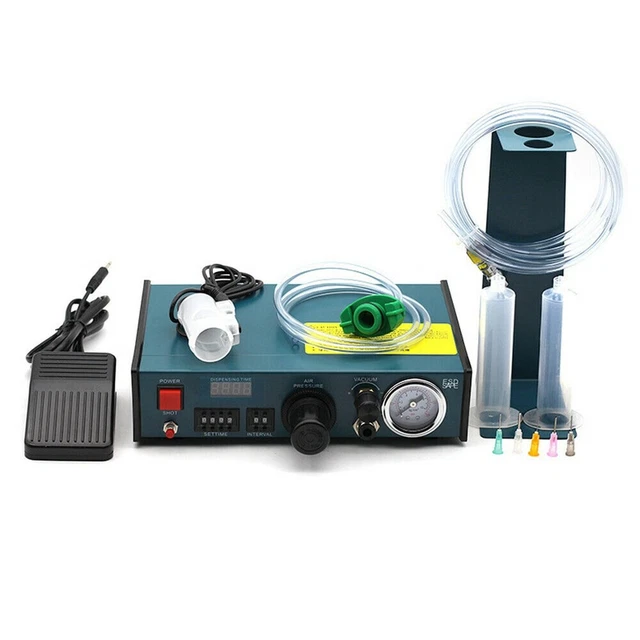 983A Digital Display Auto Glue Dispenser Solder Paste Liquid Controller Dropper