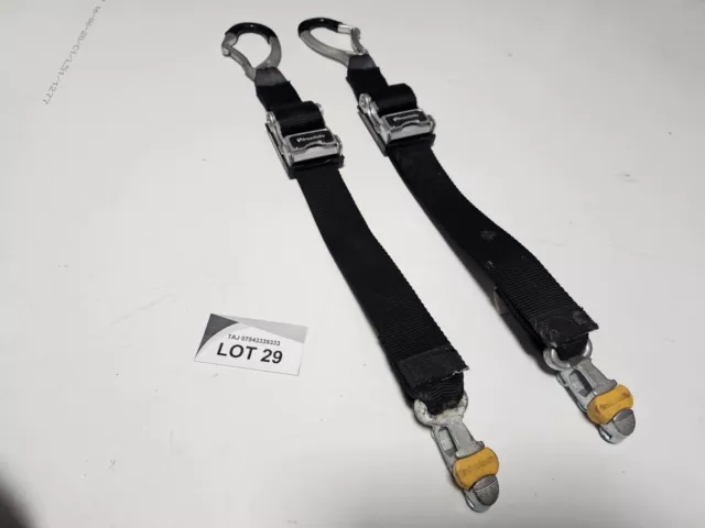 2 x   Unwin wheelchair straps/clamps restraint