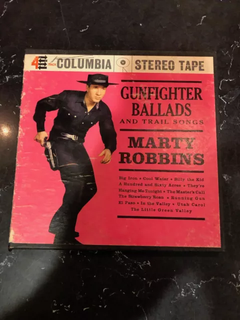 Gunfighter Ballads And Trail Songs Marty Robbins Reel to Reel Tape Columbia