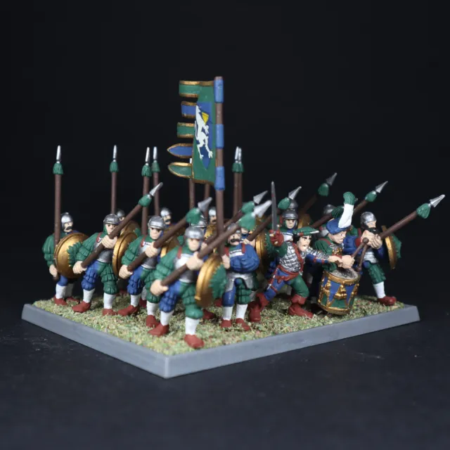 Empire, Painted Spearman Regiment, Warhammer Fantasy , Games Workshop