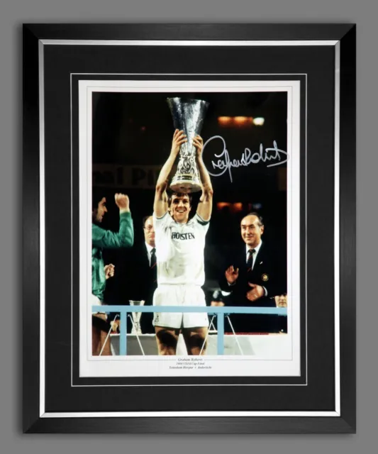 Graham Roberts Spurs Signed And Framed 12x16 Football Photograph : A