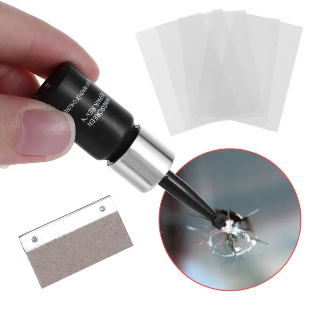 Auto Glass Nano Repair Fluid Car Windshield Resin Crack Glass Repair Tool  Kit