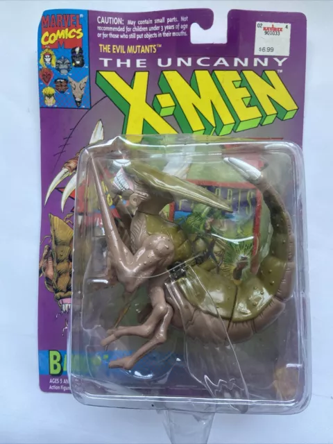 The Brood X-men action figure 1993 Damaged Box, Never Opened.