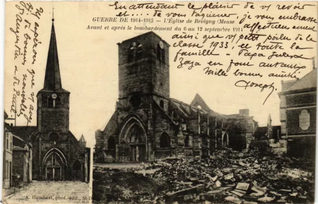 CPA AK Militaire L'Église de REVIGNY (361787)