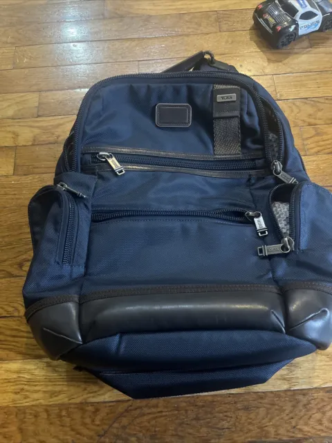 TUMI 222681NVY2 ALPHA BRAVO Knox Navy Backpack Daypack Good Condition!!