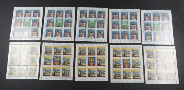 Kroatien Serb. Krajina 1997, 5x KB-Serie "Sagen und Legenden", **/MNH, ME 550,-