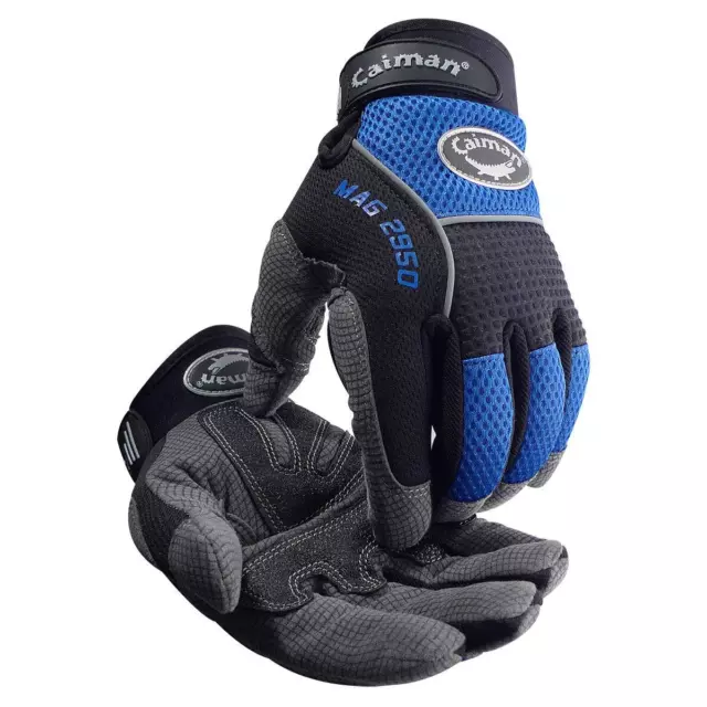Caiman MAG 2950 Black Synthetic Leather Multi-Activity / Mechanic Glove