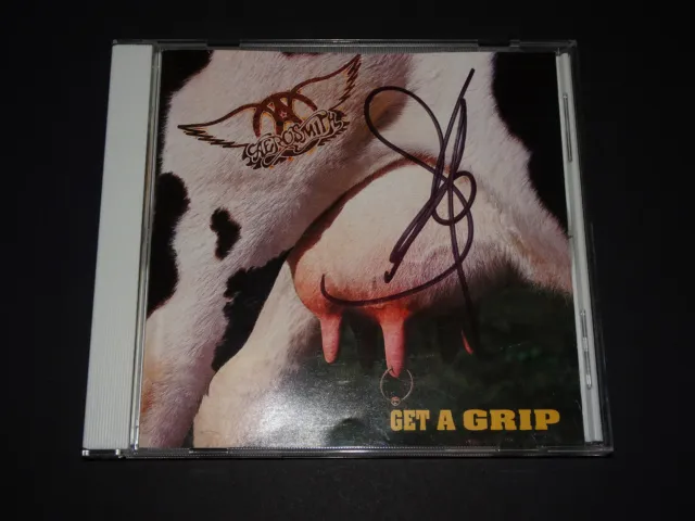 Steven Tyler Signed Autographed Aerosmith Cd Get A Grip Japanese Import Cryin' 2