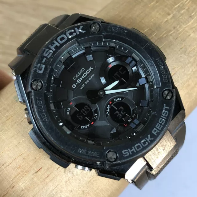 Casio GSHOCK G-STEEL Black GST-S100G Digital & Analog Wrist Watch SOLAR POWERED