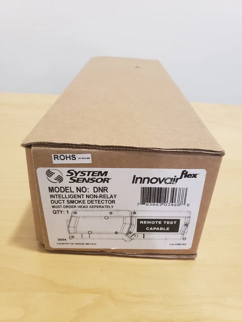 NEW System Sensor DNR Intelligent Non-Relay Duct Smoke Detector