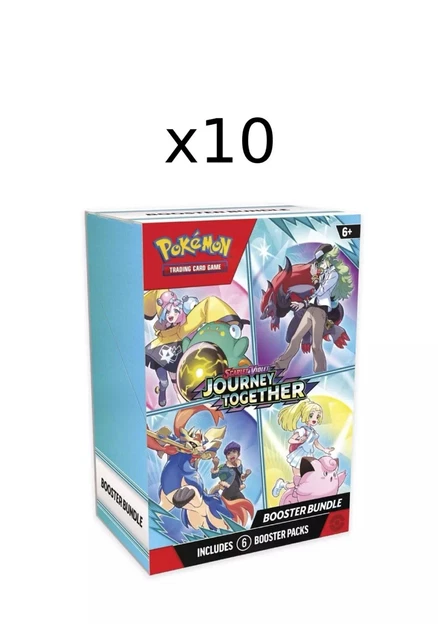 X10 POKÉMON TCG Scarlet & Violet Journey Together Booster Bundle Preorder £470.00 PicClick UK