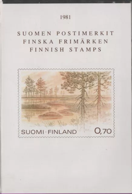 Jahresausgabe Finnland 1981 postfrisch; 1981 Year set Finland MNH