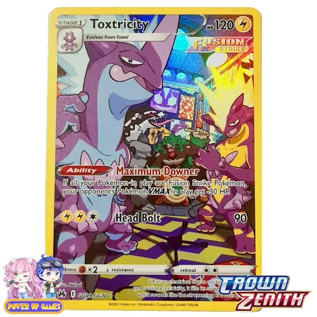 Toxtricity - GG09/GG70 - Crown Zenith - Pokemon TCG Cards