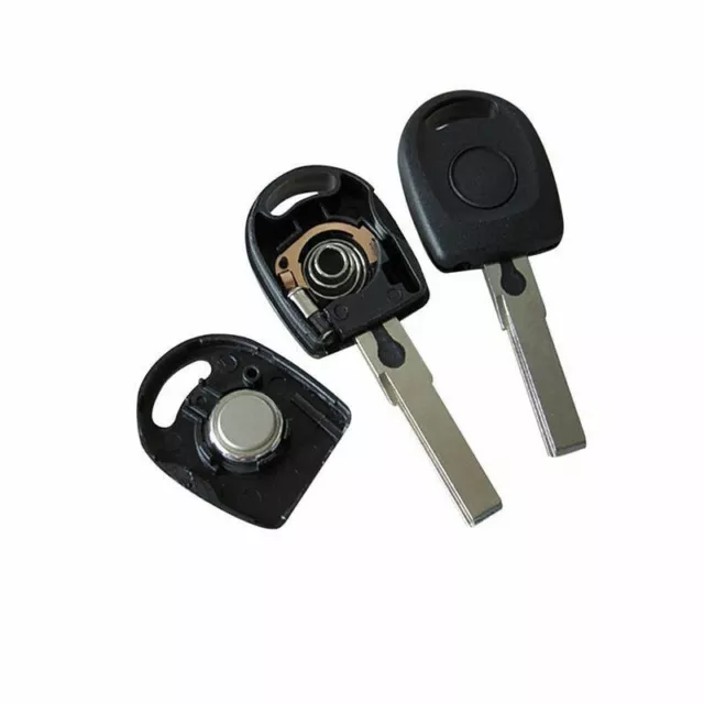 Ersatz Steck Schlüssel Rohling HAA mit Licht & Transponder ID48 Seat Skoda 3