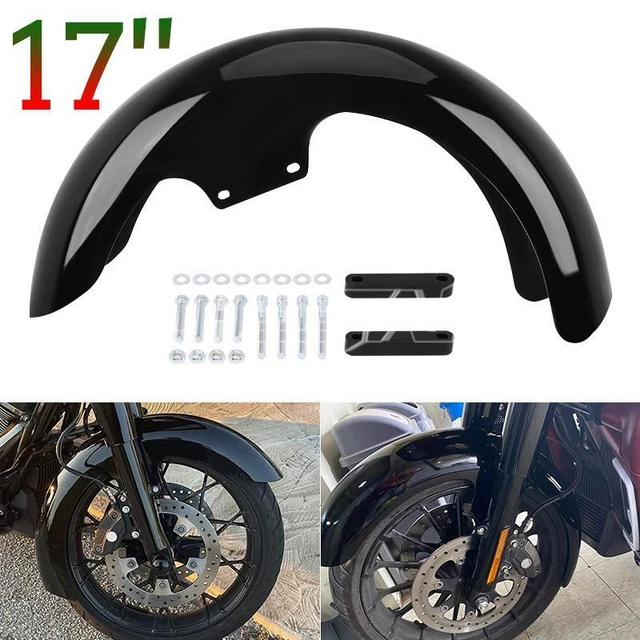 17" Wheel Wrap Front Fender For Harley Touring Road Glide Custom Baggers US