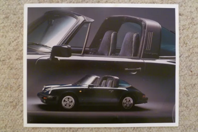 1986 Porsche 911 Targa Showroom Advertising Sales Poster RARE!! 17x13 L@@K