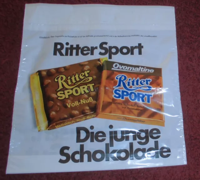 dachbodenfund plastiktüte alt ritter sport 4 tafeln plastik tüte sammler deko