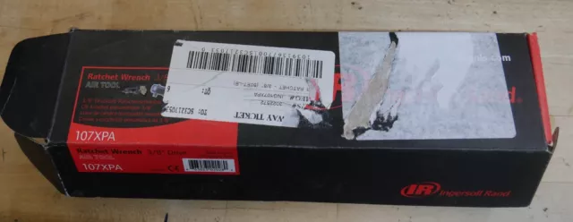 Ingersoll Rand 3/8" Drive Heavy Duty Air Ratchet 107XPA NEW