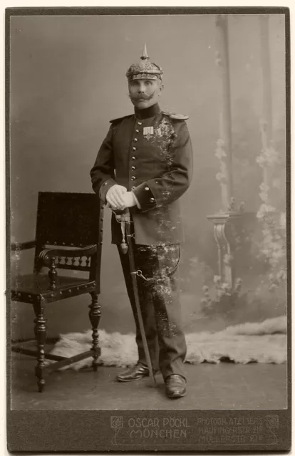 Herr Rittmeister, Original-Photo, um 1900