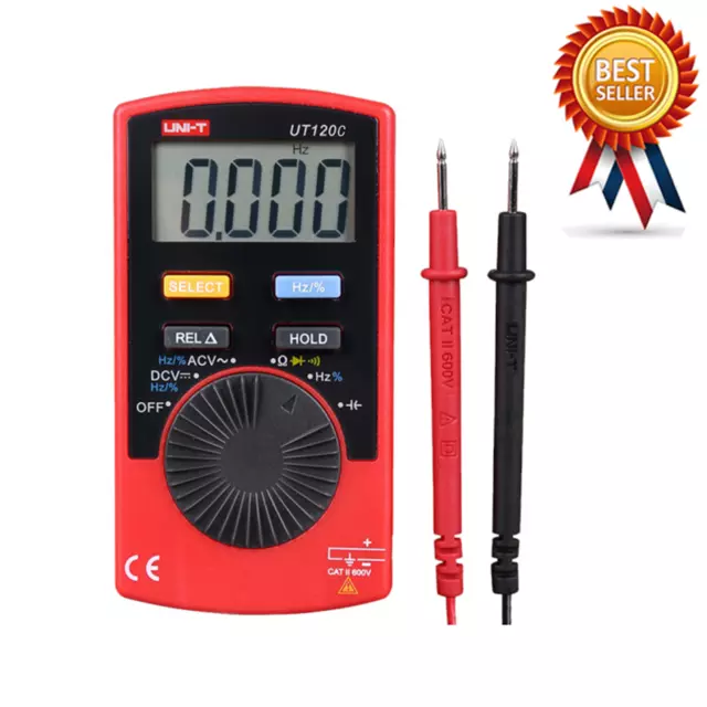 UNI-T UT120C Super Slim Pocket Meters Handheld Digital Multimeters Meter Test