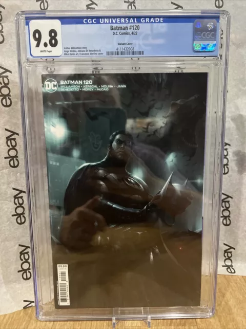 Batman #120 (2022 DC Comics) Francesco Mattina Variant CGC 9.8