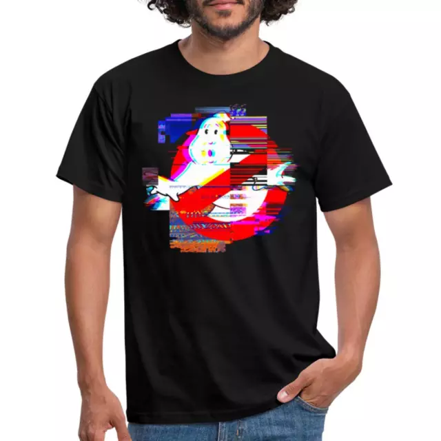 Ghostbusters Glitch-Effekt Männer T-Shirt