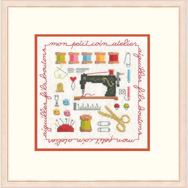 Kit Point De Croix Le Bonheur Des Dames 'Marche' - 18x28cm, Toile 30ct, Neuf