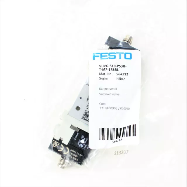 Festo VUVG-S10-P53U-T-M7-1R8RL Elettrovalvola 564212 Nuovo IN Conf. Orig.