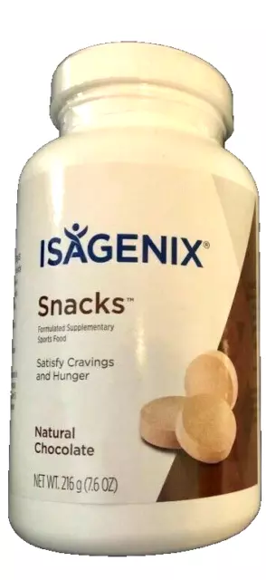 Isagenix Snacks Natural Chocolate Flavour 60 chews 216g