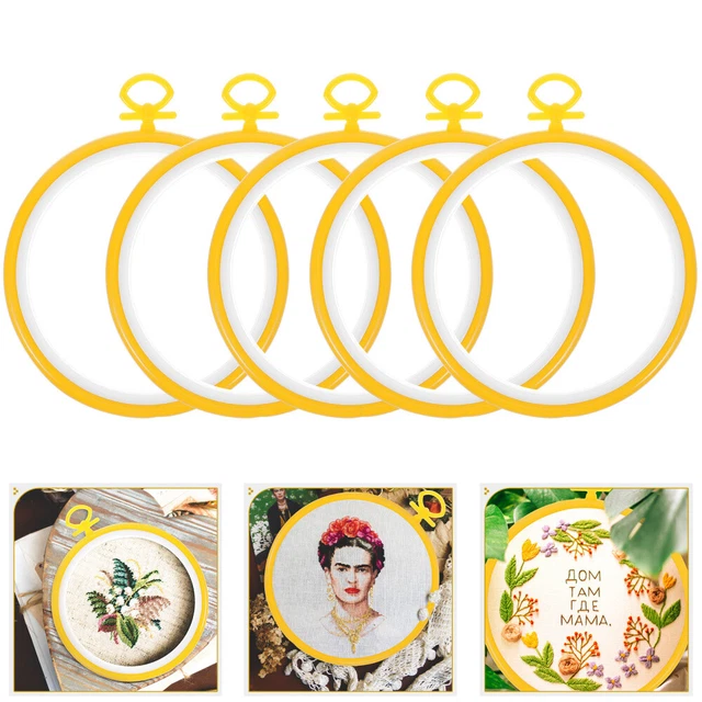 5 Stück Kreuzstich-Reifen, wiederverwendbare Nähreifen, Stickerei,