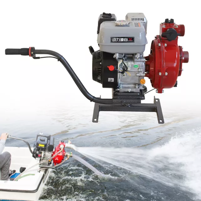Aquaculture Drug Sprinkling Outboard Motor 4 Stroke 7.5HP Machine Ship Propeller
