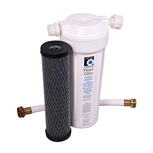Campbell RVF-38 RV Pre-Tank Filter System Full Assembly Campbell RVF-38 RV Pre-Tank Filter System Full Assembly