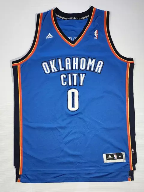 Adidas Oklahoma City Thunder Russell Westbrook Jersey NBA Men's XL