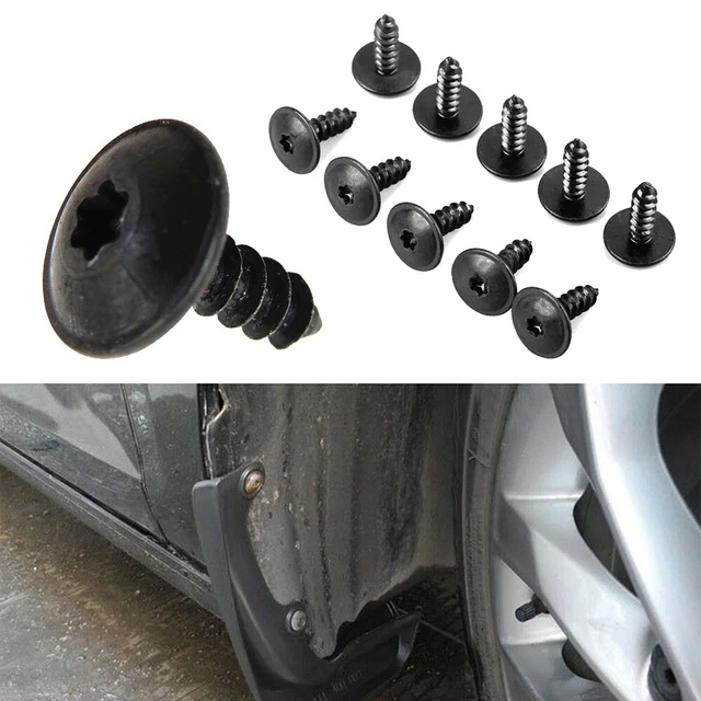 NEW BLACK ENGINE Cover Underfloor Splash Protection Wheelbox Torx Screw