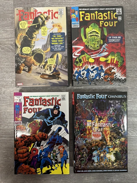 Fantastic Four Omnibus Vol 1 2 3 4 Set Kirby Lee Ross DM COVER SEALED