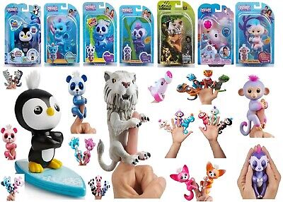 WowWee Fingerlings Panda Monkey Sloth Tiger Panther Dolphin Dragon Penguin Toy