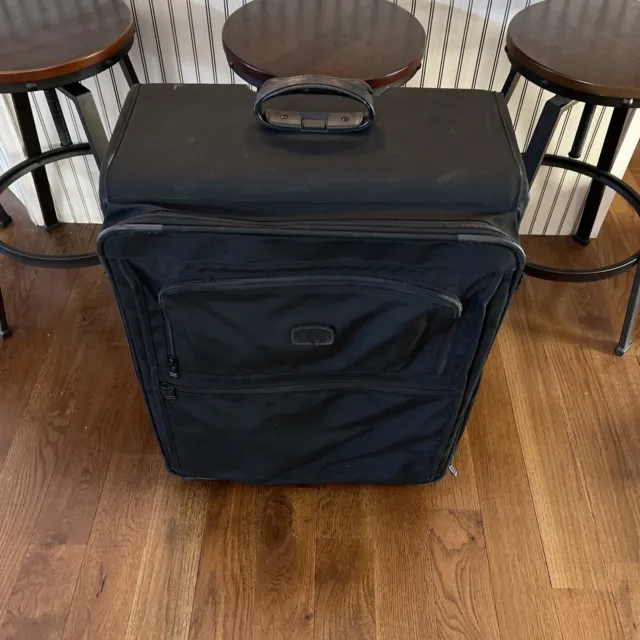 Tumi ALPHA Black Ballistic Nylon Extended Trip 28" Wheeled Luggage Suitcase