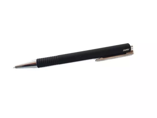 Hochwertiger LAMY Kugelschreiber 204M Schwarz Matt + Großraummine schwarz mittel