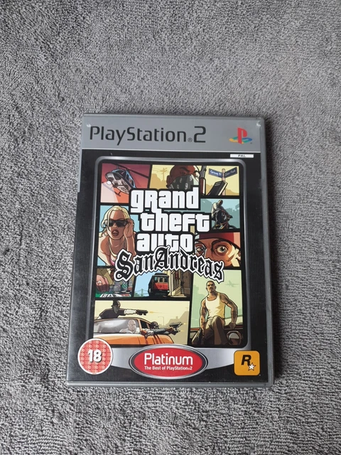 GRAND THEFT AUTO: San Andreas PS2 with Map Sony Playstation 2 Game £6. ...